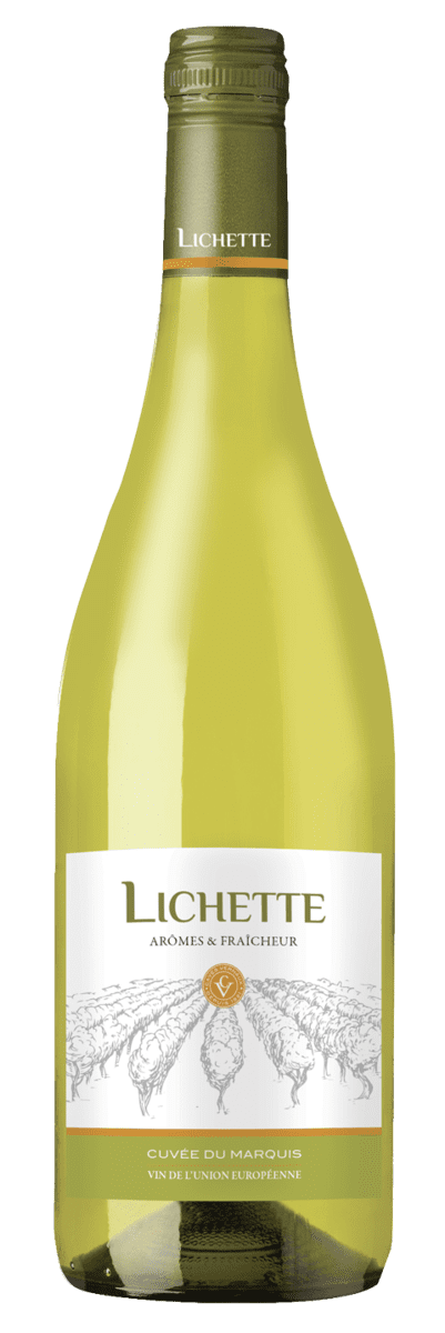 Bouteille de vin blanc Lichette